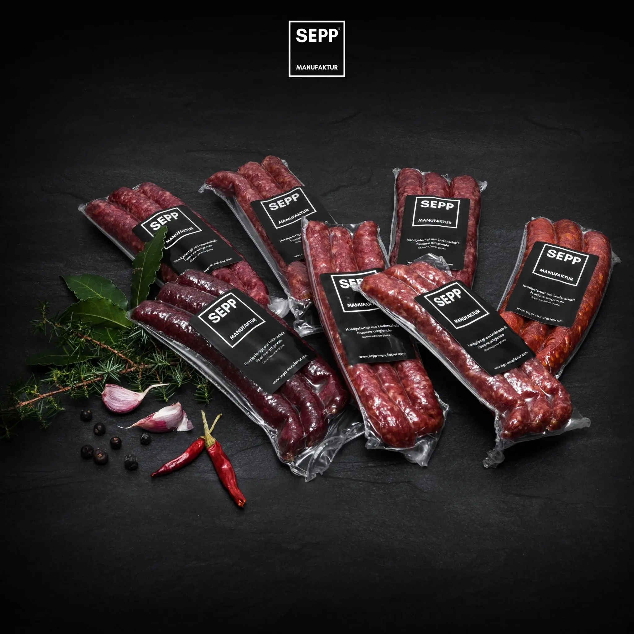 SEPP' Degustation Kaminwurzen