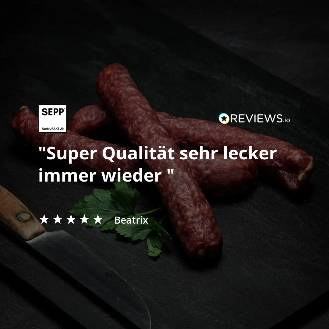 SEPP' Kaminwurzen mit Wildschwein (3 Stk.) - Image 2