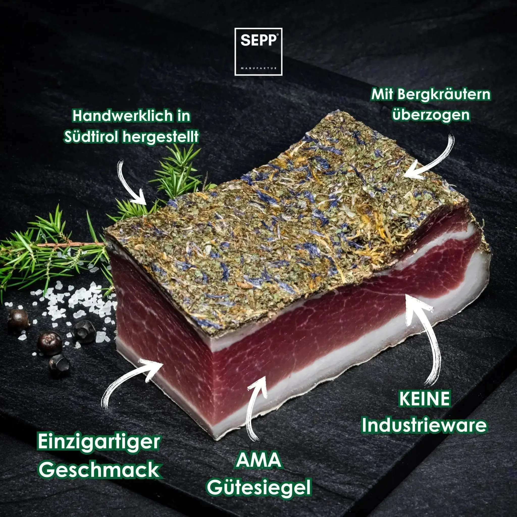 SEPP' Südtiroler Marende klein inkl. Speckbrettl - Image 2