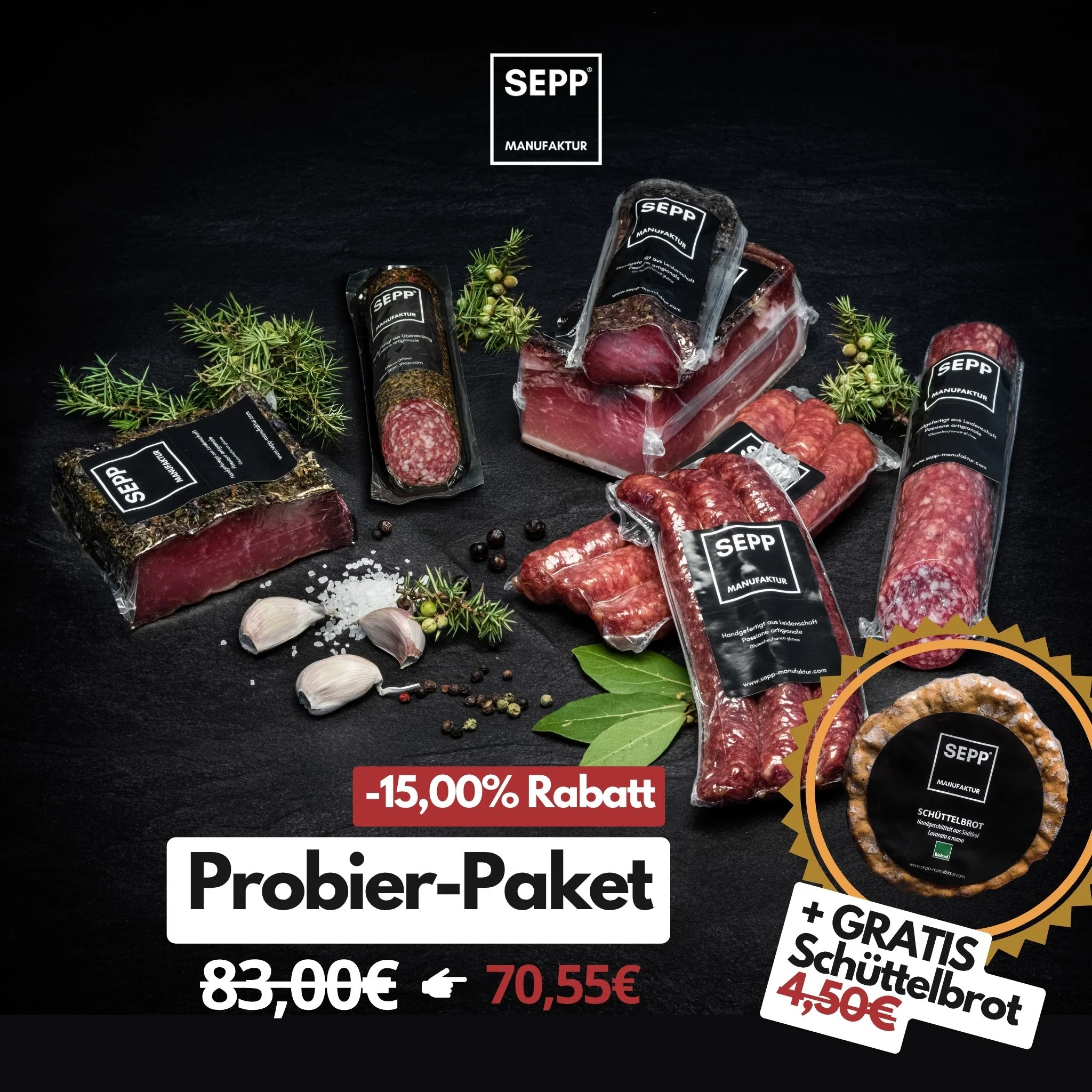 Alle Südtiroler Spezialitäten von SEPP