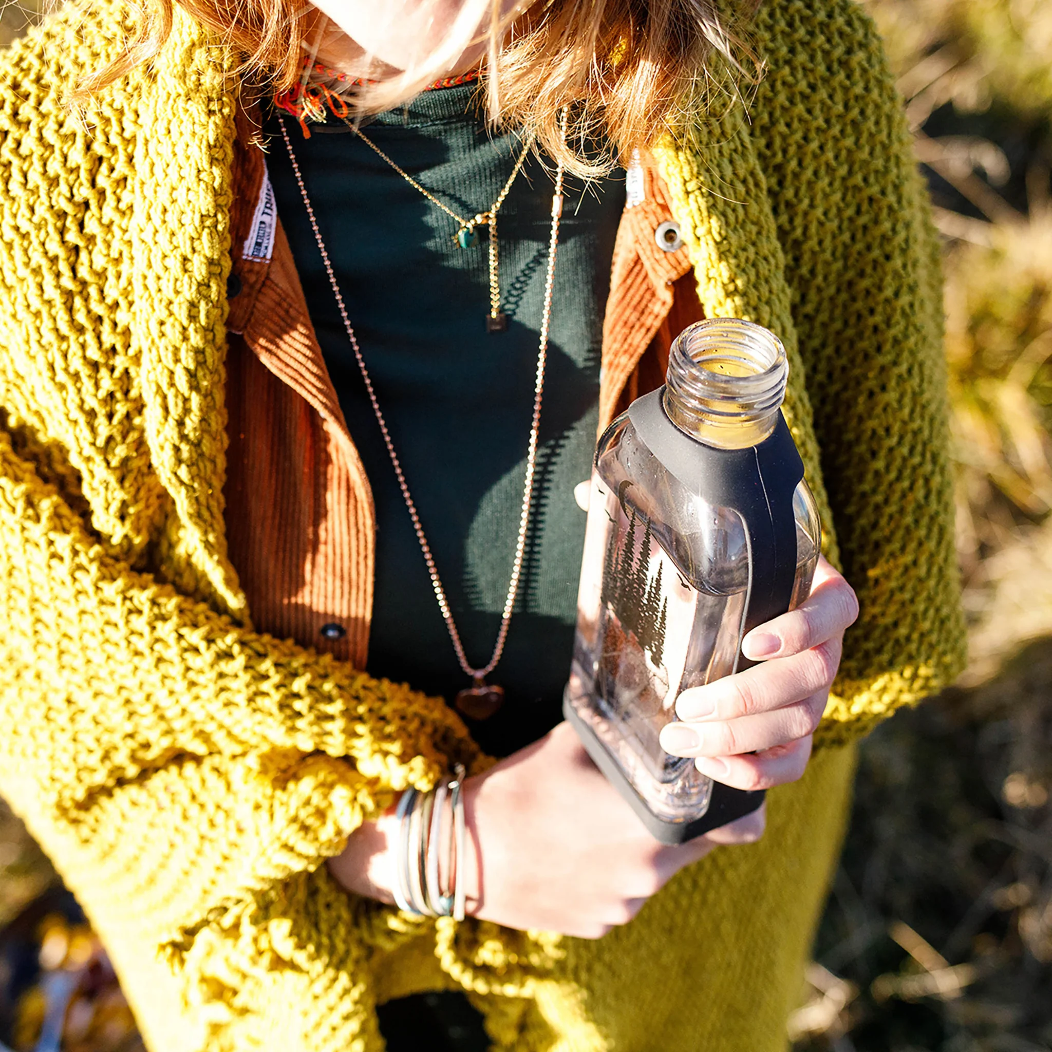 SEPP' x Feinsam - Flache Trinkflasche aus Glas *NEU* - Image 9